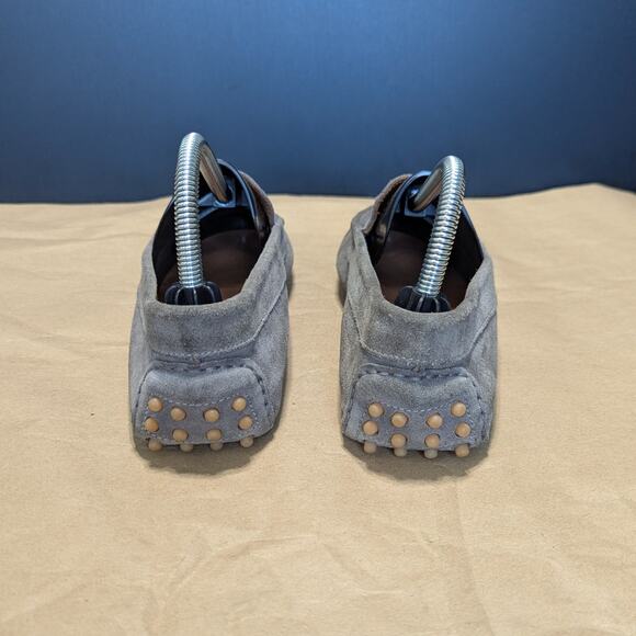 M. Gemi Felize Drivers Suede Moccasin Shoes Slip On Loafers Gray Womens 9.5 Grey - Picture 2 of 9